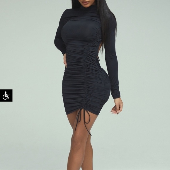 Mistress Rocks Black backless dress NWT - Picture 1 of 5